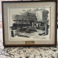 Vintage St. Luke’s Hospital Sketch 