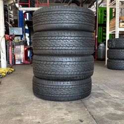 255/55/20 Continental Equal Plus Tires- Used Set- 2024 Dot