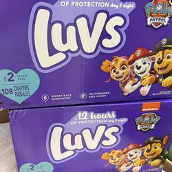 Luvs Diapers Size 2 ( 2 Box)