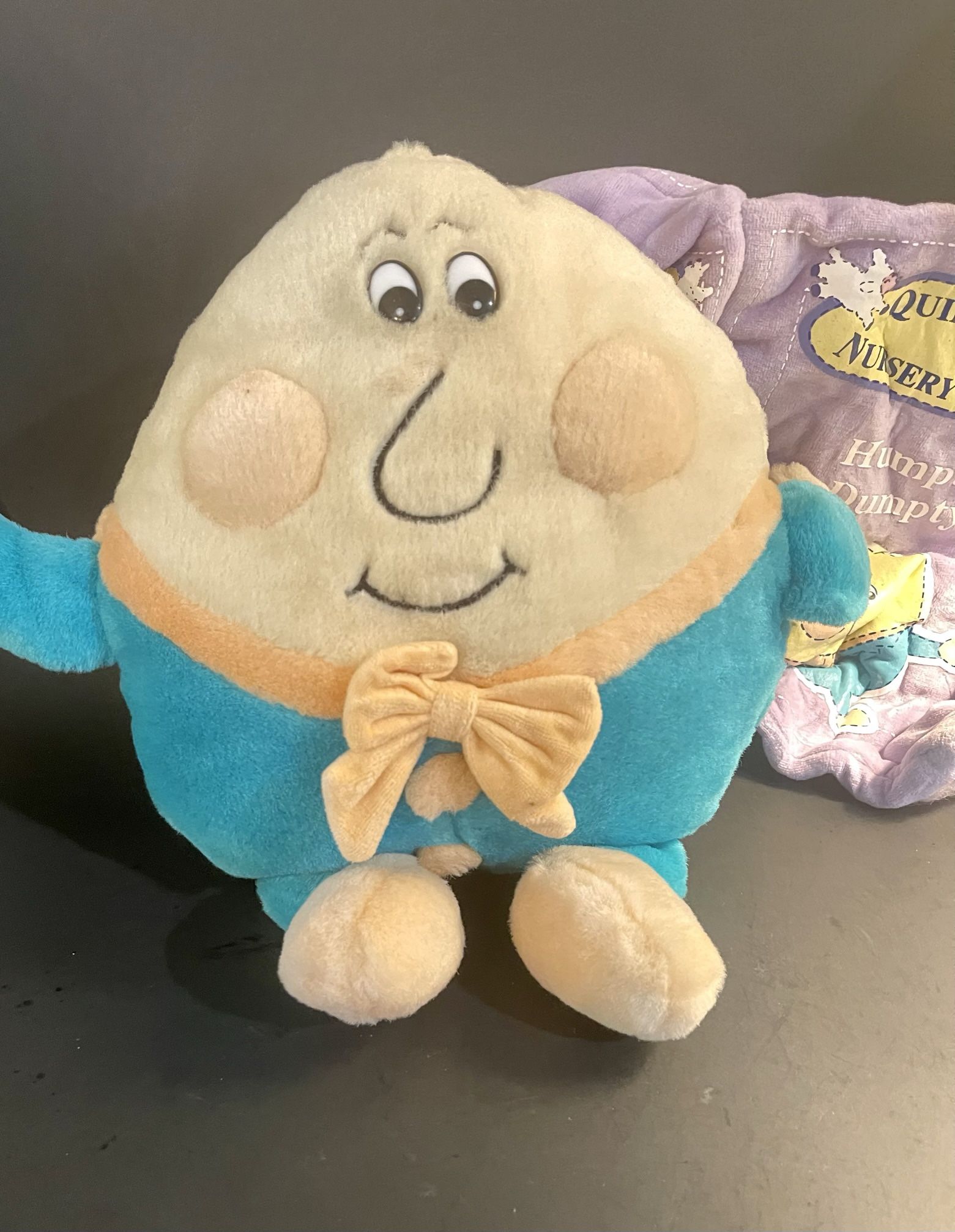 humpty dumpty hannah Dana plush w blanket