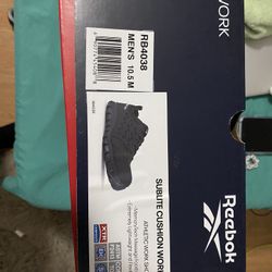 Reebok Sublite Cushion Work Athletic Work Shoe Steel Toe 10.5