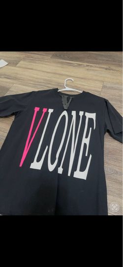 Vlone Black Graphic T-Shirt