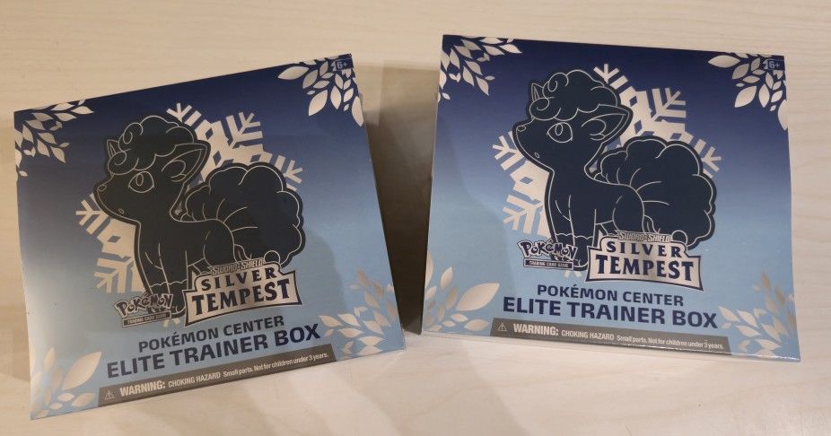 Pokemon Center Exclusive Silver Tempest ETB