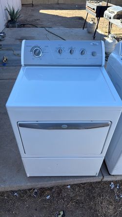 Whirlpool White Front-Load Dryer