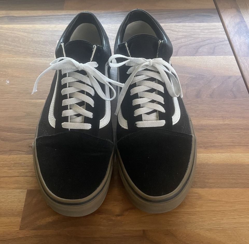Mens Old Skool Vans Black Gum Size 12