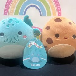 SQUISHMALLOWS - THEOTTO & NEEONA - 5 1/2 INCH PLUSHIES