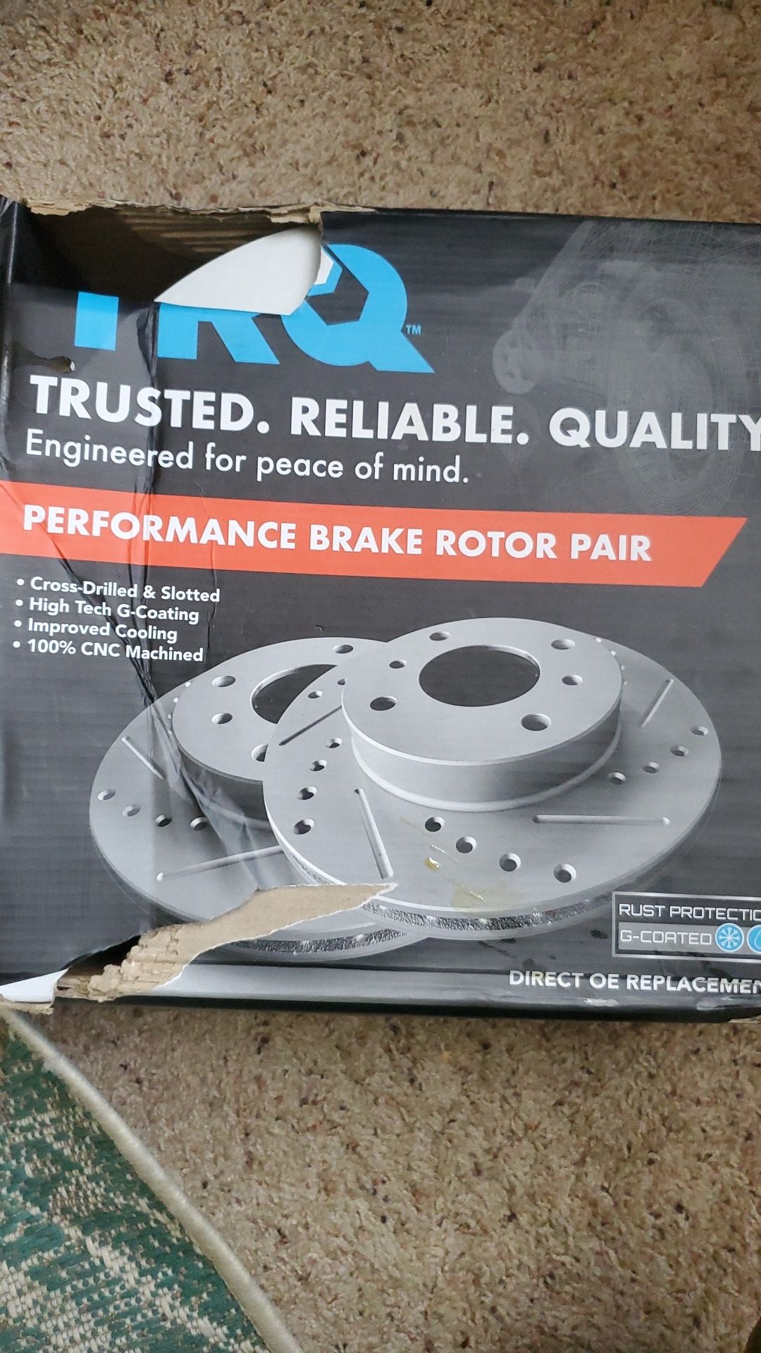 TRQ HIGH PERFORMANCE ROTORS (REARS)