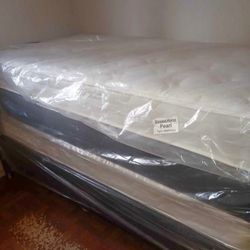 Twin Bed And Box Spring New 