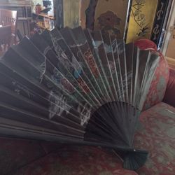 Oriental Decoration Of Fan For The Wall