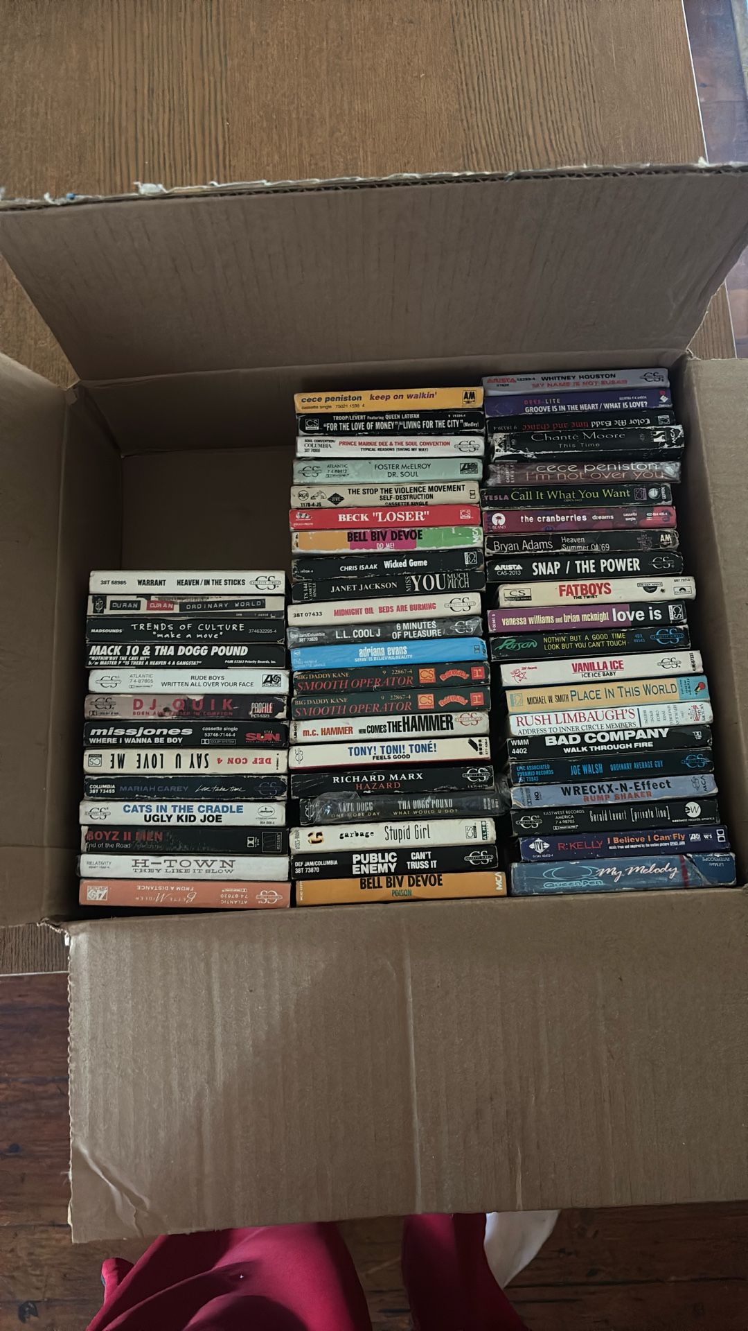 Lot Of 55 Cassette Singles