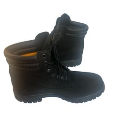 Timberland Mens 6 inch Premium Waterproof Black Nubuck - Size 11 