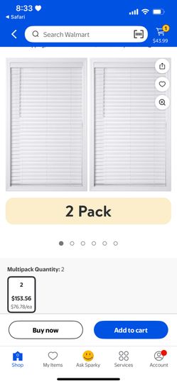 2-pack New Blinds Cordless 71Wx64L