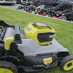 RYOBI 40V HP BRUSHLESS SELF PROPELLED LANW MOWER TOOL ONLY USED GOOD CONDITIONS 
