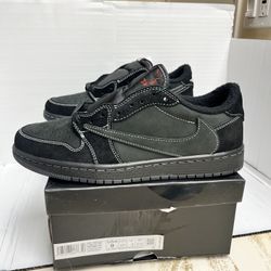 Nike Jordan 1 Low Travis Scott Black Phantom Size 9 + Multiple Sizes Available 