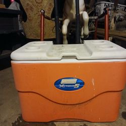 Big Cooler With Wheels And Arm Extension 