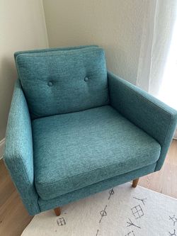 Article Noah Turquoise Armchair