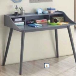 Brand New Grey Wood Writing Desk