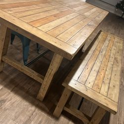 Table & Bench Seat