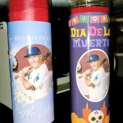 Custom Memorial Candle