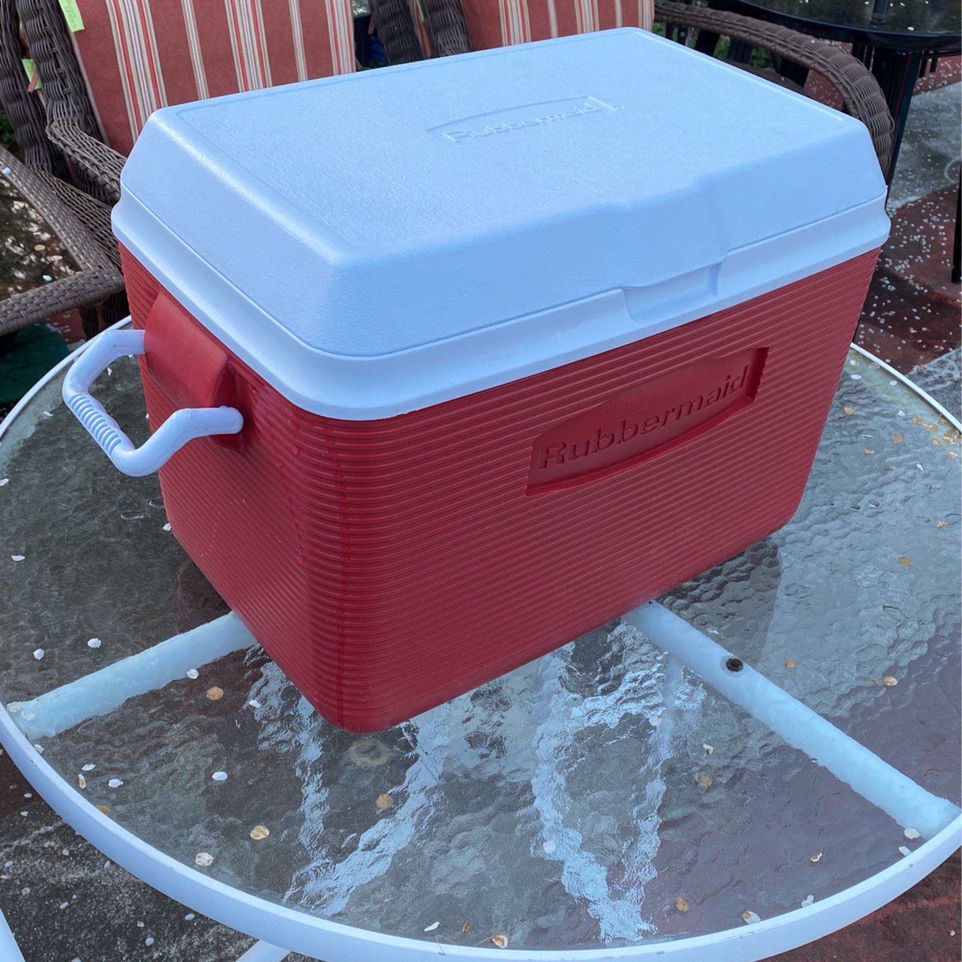 Rubbermaid 48 quart cooler/ice chest