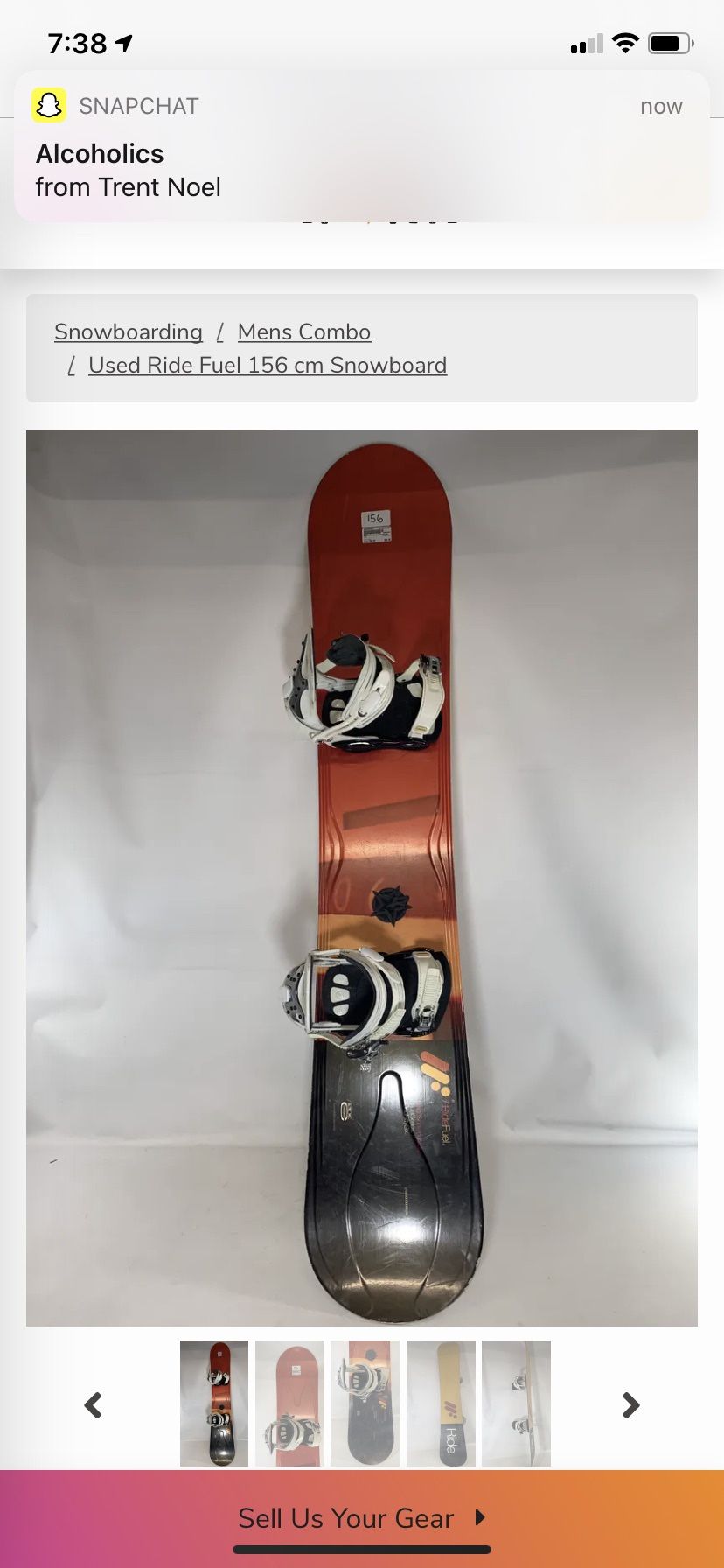 “ride” Snowboard