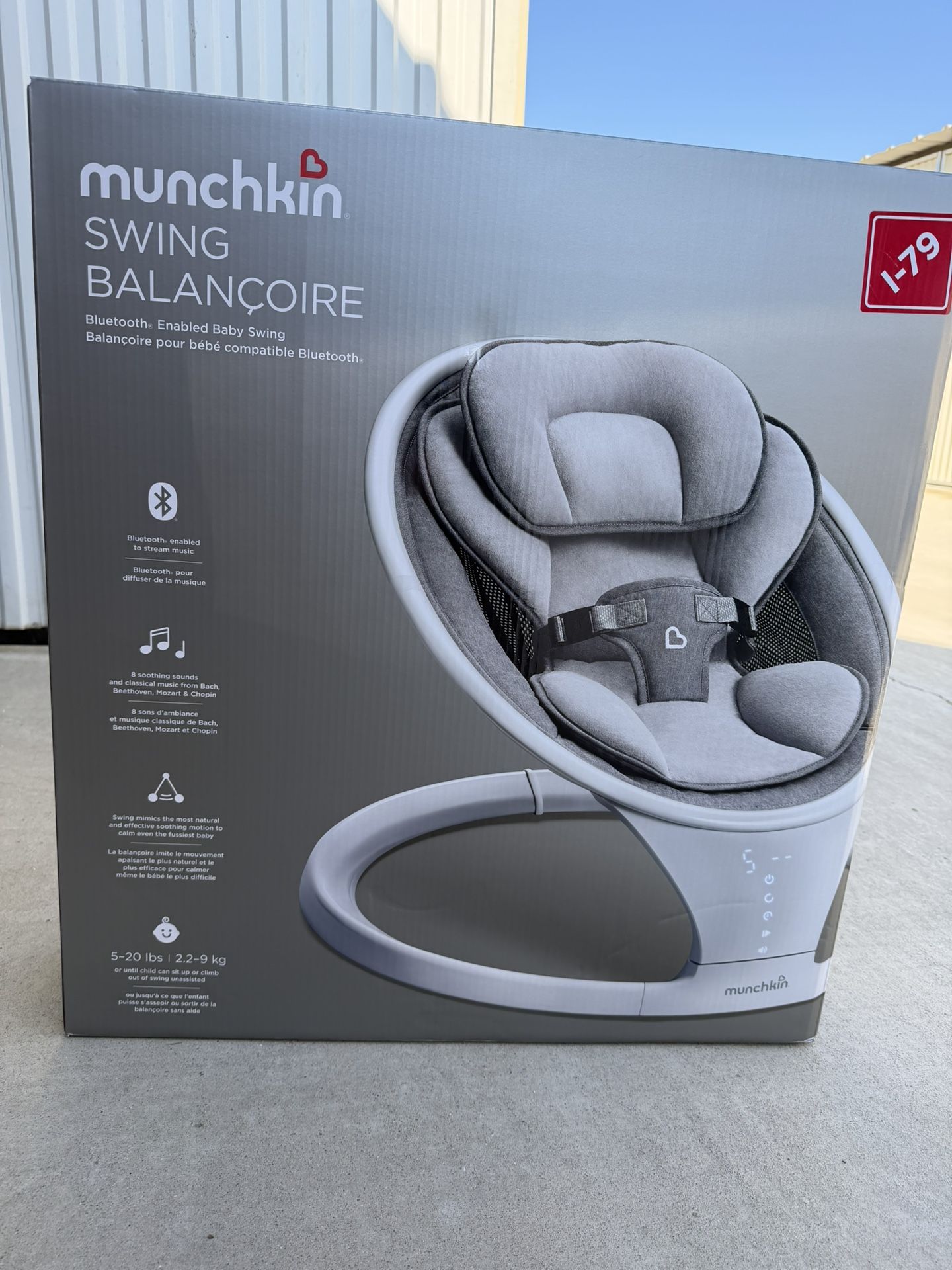 Munchkin Infant Baby Swing NEW