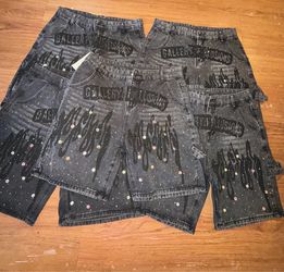 Gallery of illusion Rhinestone shorts