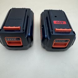 RBL08L , 40V Max , 3 ah Lithium Ion Battery Black And Decker PACK OF 2