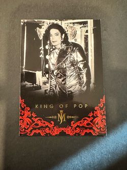 Michael Jackson King of Pop Collector Card