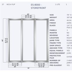 Brand New ESW Windows. Impact Top Of Line Product.