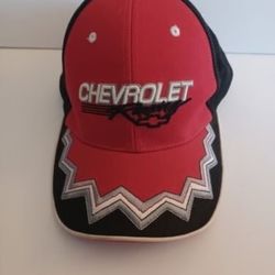 Red & Black Baseball Cap Chevy