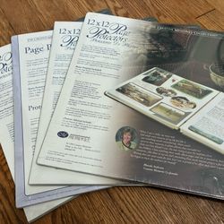 Creative Memories 4 Pack Page Protectors 12x12