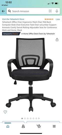 Office Chair * Brand New In Box * Black 