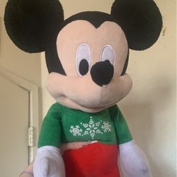 Mickey And Minnie Huge Plushy Christmas 