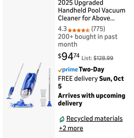 CORDLESS POOL VACUUM
