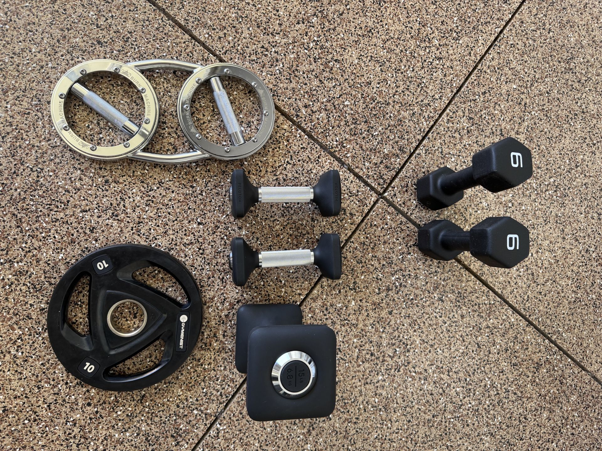 Premium Olympic Rubber Coated Metal Weight Plate 