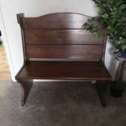 SOLID WOOD BENCH