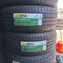 Vendo Un Set De Llantas TBB 205/55R16 Instaladas Y Balansiadas Con 50 0000 Mil Millas De Garantía 