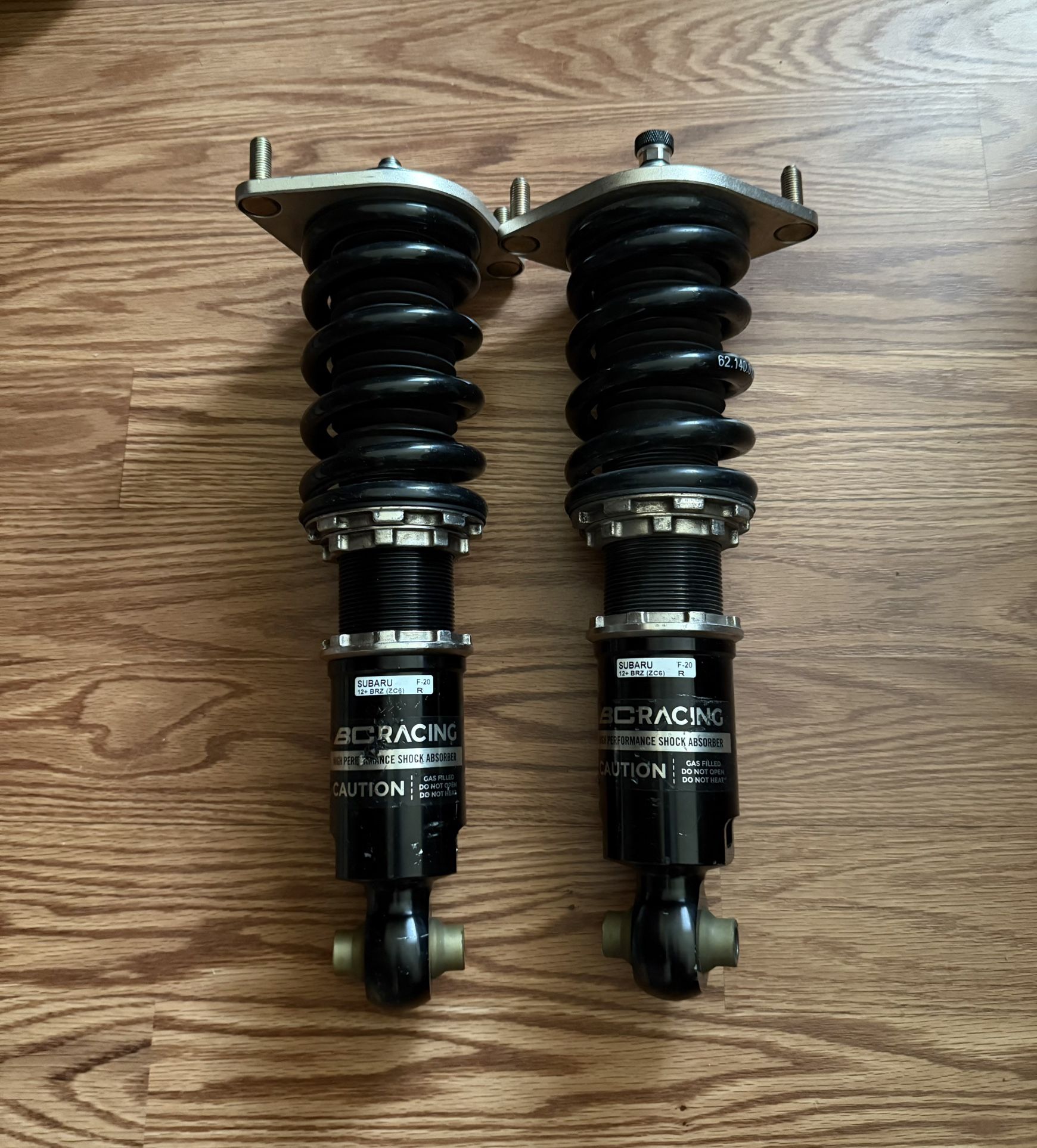 Gr86/brz/frs bc racing coilovers REARS ONLY