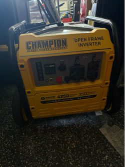 Champion (contact info removed)W/3500W Wireless Remote Start Open Frame Inverter Generator