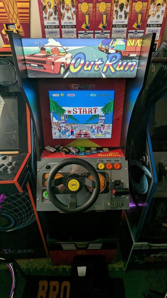 Outrun Arcade1up stand up cabinet (Rare)