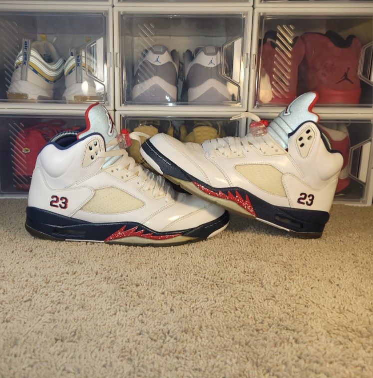 Air max 9 store independence day white