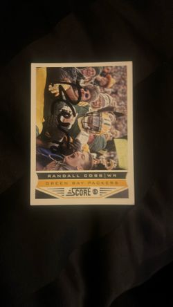 Hand-signed Randall Cobb Football card