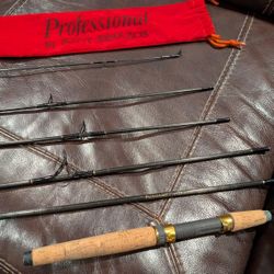 NOS Vintage Fishing Rod 8' Professional By Scott Resources Graphite 6pc Fly Fish Pole