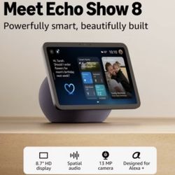 NEW ECHO SHOW 8 SMART NEWEST VERSION IN BOX 