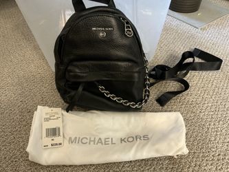 MICHAEL KORS Slater Extra-Small Pebbled Leather Convertible Backpack