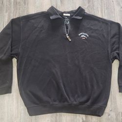 Vintage Tommy Bahama Relax 1/4 quarter Zip Pullover Sweatshirt in size XLT relaxed fit