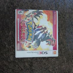 3DS Omega Ruby Pokemon Game (ONLY CASE)