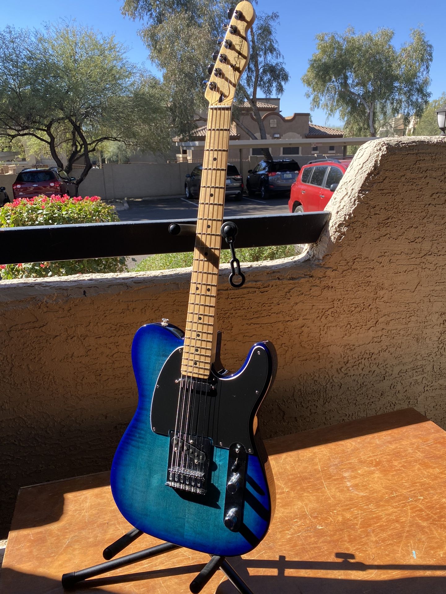Fender Limited-edition Player Telecaster Plus Top In Blue Burst