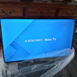50" Element Roku TV With Orginal Wrappers 
